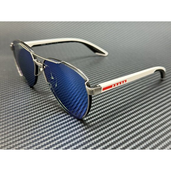Prada Men's Blue Mirror Blue Sunglasses! - Picture 1 of 5